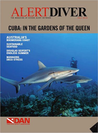 Cover of the Alert Diver Fall 2016 issue