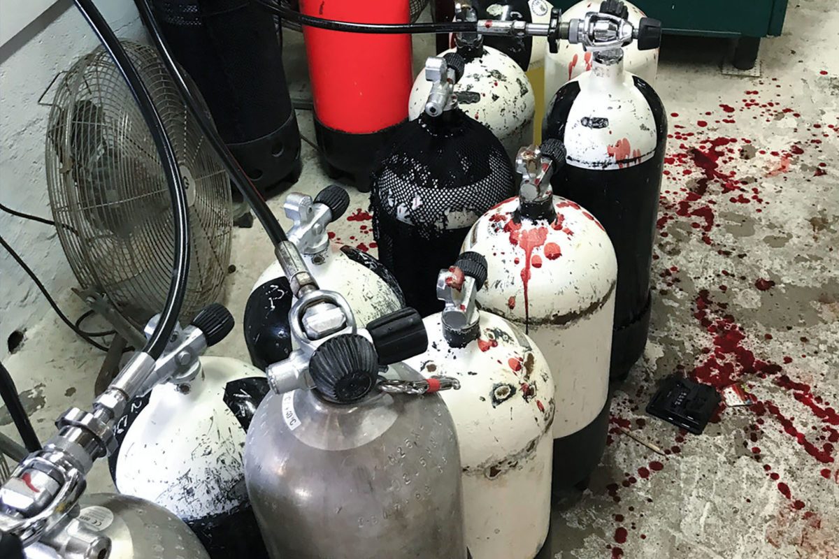 incident with oxygen tanks