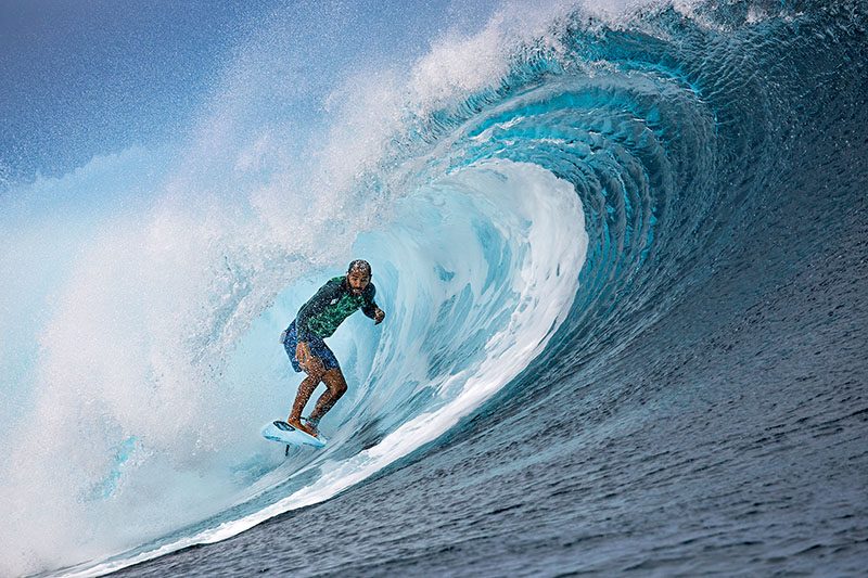 Surf de categoría mundial en Teahupoʻo