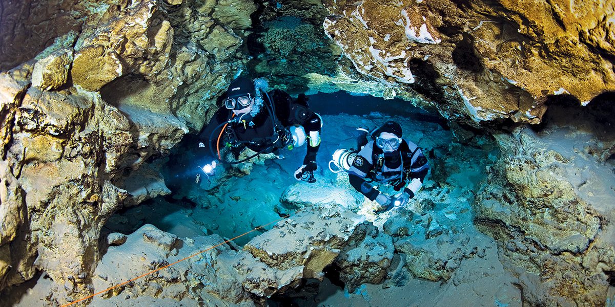 cave diving in northern Florida