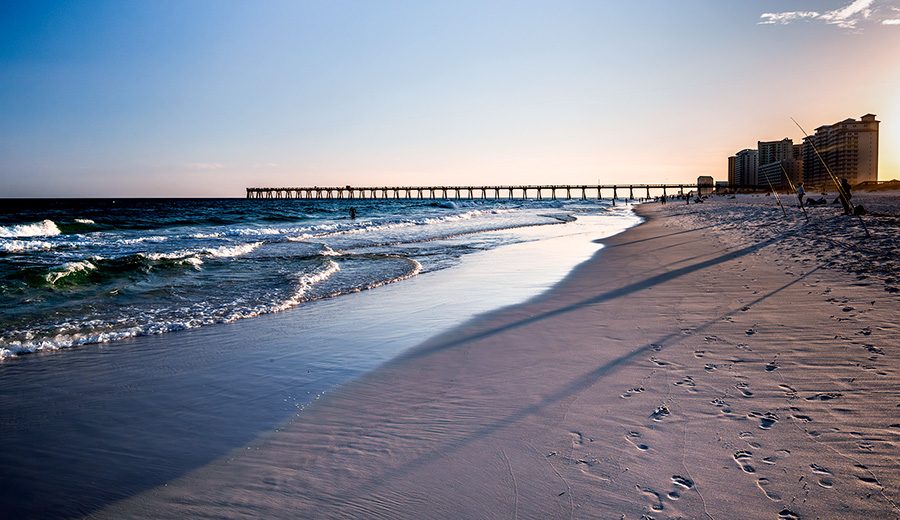 Destin is the heart of the Emerald Coast and renowned for its white beaches.
