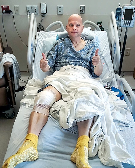 Kovacs received several rounds of IV antibiotics and had general surgery