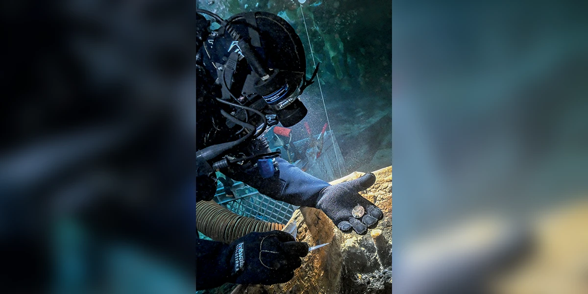 Parks Canada underwater archaeologist Marc-André Bernier.