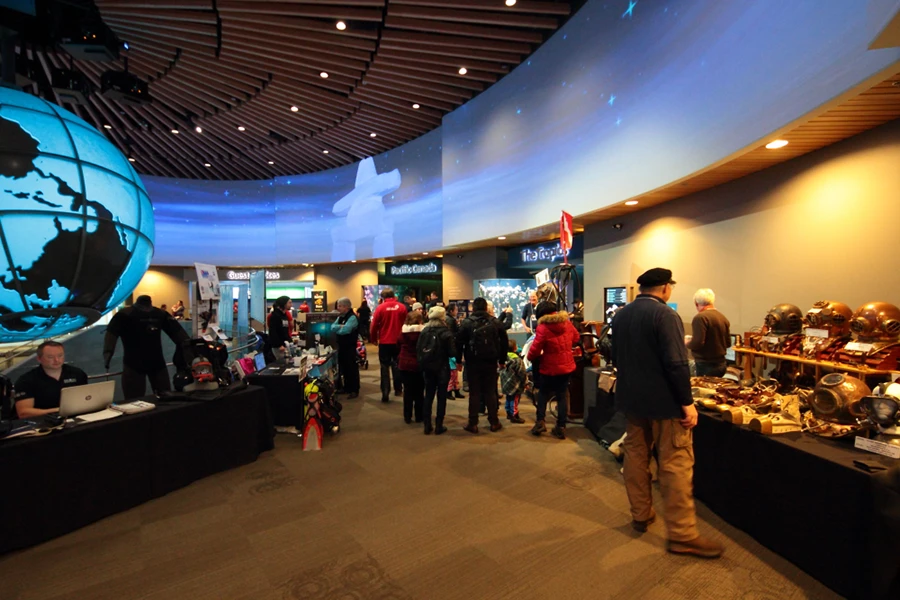 Inside of Vancouver Aquarium