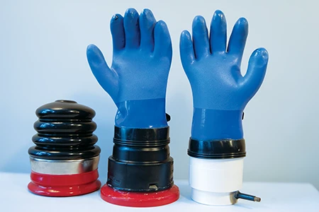Testing helps confirm that glove systems work correctly.